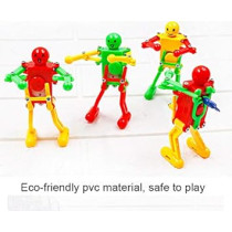 5-Pcs Wind-up Dancing Robot Toys for Kids | Fun Robot Playset & Party