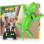 Robot Caméléon Télécommandé Grimpe-Mur 360° Lumière Rechargeable Jouet Enfant 3-12 ans