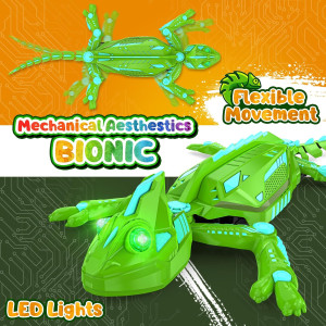 Robot Télécommandé Caméléon Grimpe-Mur 360° pour Enfants