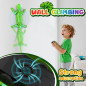 Robot Caméléon Télécommandé Grimpe-Mur 360° Lumière Rechargeable Jouet Enfant 3-12 ans