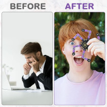 100 Jouets Sensoriels Fidget Transformables Anti-Stress
