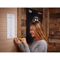 Viper Dry Erase Scoreboard for Cricket & 01 Dart Games – White