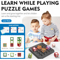 2025 Reasoning Laser Maze STEM Toy – Logic Game with 60+ Challenges