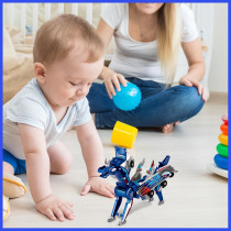 2-in-1 Magnetic Dinosaur Car Toy – Transforming Dino Gift for Kids 2-12