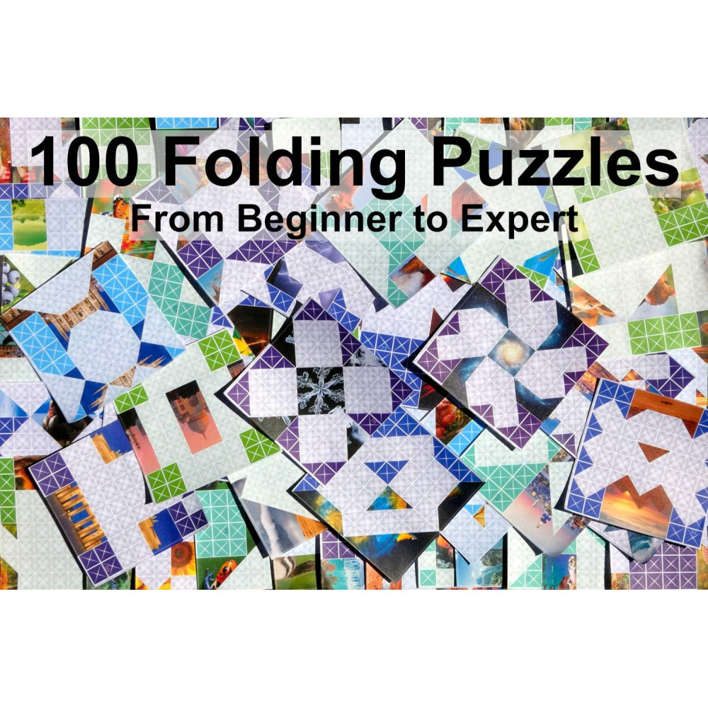 FOLDOLOGY Origami Puzzle Game - 100 Brain Teasers for Ages 10+