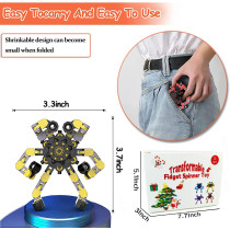 18pcs Fidget Spinners Déformables - Jouets Anti-Stress DIY