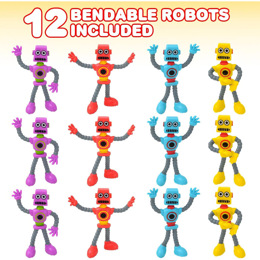 Figurines Flexibles ArtCreativity - Jouets Anti-Stress 12 pcs