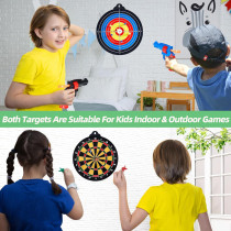 Magnetic Dart Board with Darts & Balls - Fun Family Game & Gift for Kids