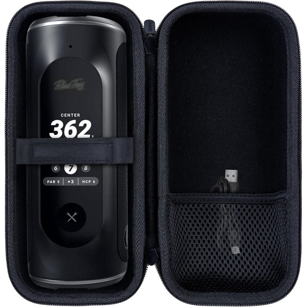 Durable Black Hard Case for Blue Tees Golf Player+ GPS Speaker