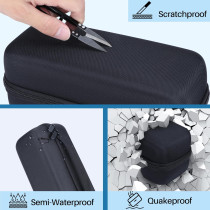 Durable Black Hard Case for Blue Tees Golf Player+ GPS Speaker