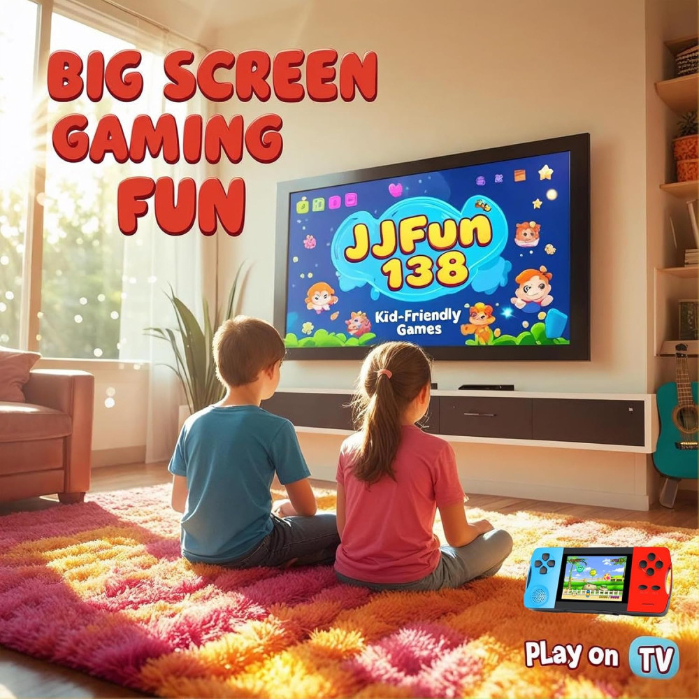 Console portable enfants 100+ jeux rétro, écran 3.2 IPS