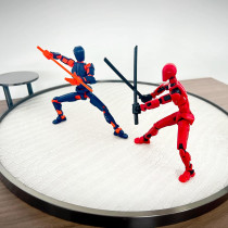 4-Pack T13 Action Figures - 3D Printed Robot Toys Gift for Kids