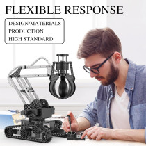 Robot Bras Télécommandé 360° - Kit Science 2 en 1 Cadeau