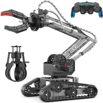 Robot Bras Télécommandé 360° - Kit Science 2 en 1 Cadeau