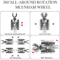 Robot Bras Télécommandé 360° - Kit Science 2 en 1 Cadeau