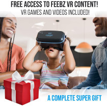 FEEBZ Casque VR 3D Enfants 2.0 + Télécommande Android