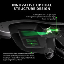 Lunettes AR 86” HD, 25.8g, 30° FOV, Commande Vocale