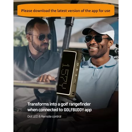GolfBuddy Voice XL GPS Golf - Son Riche & Résistant IPX6