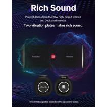 GOLFBUDDY Voice XL Golf GPS Speaker – Magnetic, Waterproof & 10H Battery