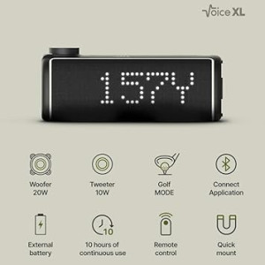 GolfBuddy Voice XL GPS Golf - Son Riche & Résistant IPX6