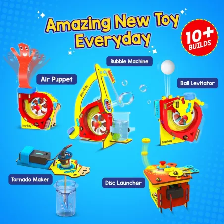 Kit Smartivity 10-en-1 : Robots et Gadgets STEM pour Enfants