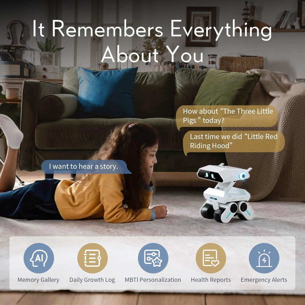 X-Origin YONBO AI Robot: Emotion Detection, Smart Chat & Family Memory