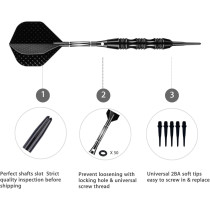 Set Fléchettes Soft Tip Pro 20g + 30 Fléchettes & Étui