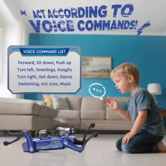 Chien Robot Intelligent - Jouet STEM Interactif avec Télécommande