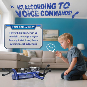 Smart Robot Dog Toy – Interactive STEM Play, Voice & Remote Control