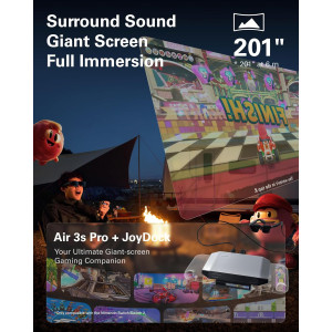 RayNeo Air 3s Pro AR/XR Glasses - 201'' 1200 Nits 120Hz Display