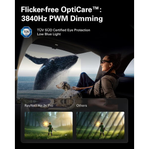 RayNeo Air 3s Pro AR/XR Glasses - 201'' 1200 Nits 120Hz Display