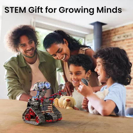 Kit Robot Sillbird 4-en-1 avec Télécommande - Cadeau STEM 8-12 ans