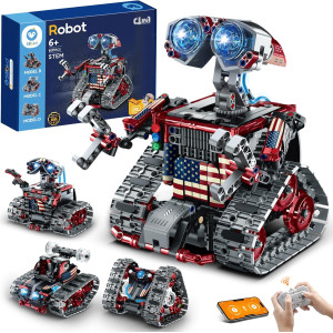 Kit Robot Sillbird 4-en-1 avec Télécommande - Cadeau STEM 8-12 ans