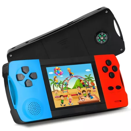 Console portable enfant 100+ jeux rétro, écran 3.2, rechargeable
