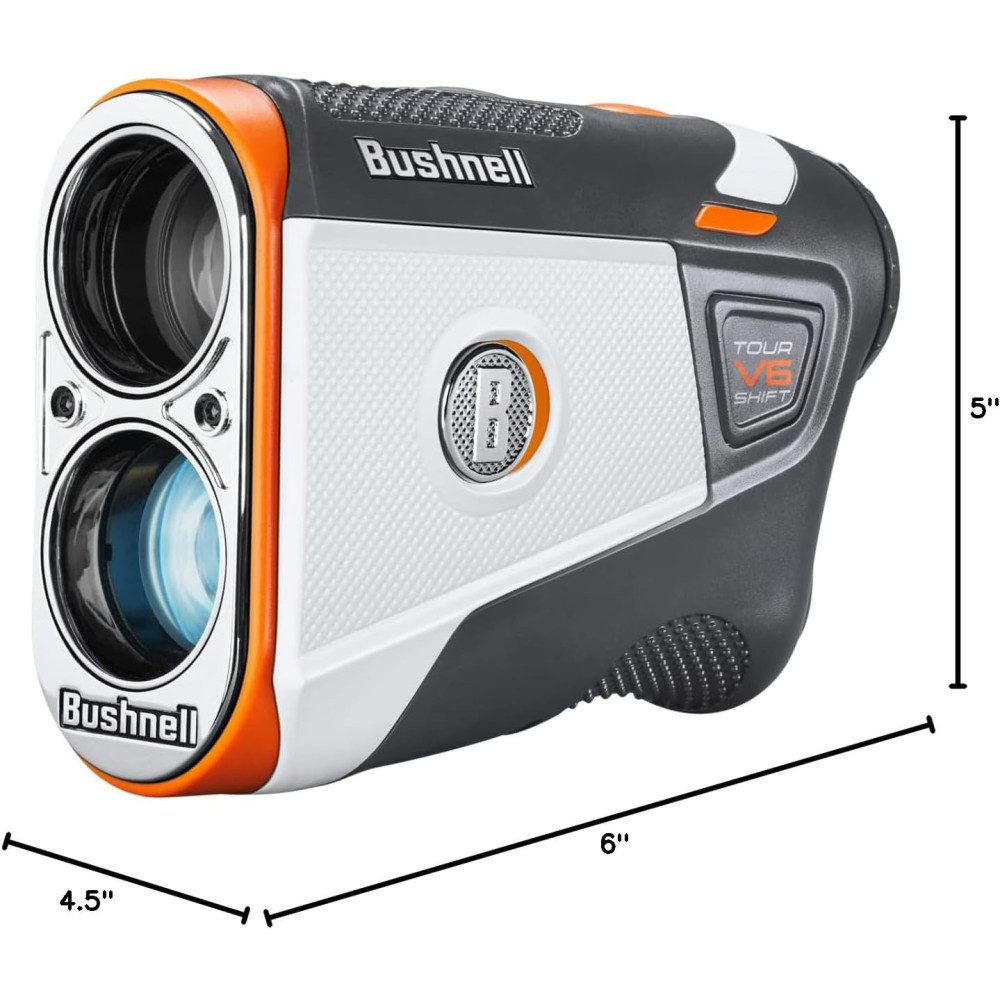 BUSHNELL GOLF Tour V6 Shift Blanc/Noir/Orange – Précision Pro