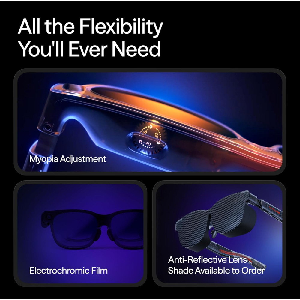 VITURE Luma Pro XR Glasses: 152” 1200p Display, 52° FOV & Dimming