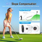 Golf Range Finder with Slope, 1200 Yards, 7X Magnification, Rechargeable, Flag Lock & Vibration Golf Range Finder with Slope, 1200 Yards, 7X Magnification, Rechargeable, Flag Lock & Vibration