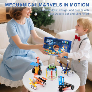 STEM Kits for Kids Ages 6-12 | DIY Science & Robot Building Toys