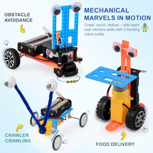 STEM Kits for Kids Ages 6-12 | DIY Science & Robot Building Toys
