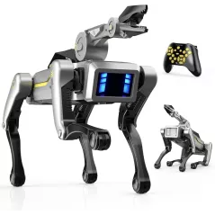 Chien Robot Intelligent avec Bras Pince - 20+ Commandes Vocales