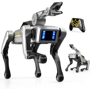 Smart Robot Dog with Clamp Arm | 20+ Voice Commands & AI STEM Toy