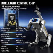 Chien Robot Intelligent avec Bras Pince - 20+ Commandes Vocales