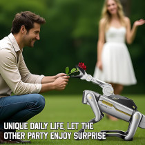 Chien Robot Intelligent avec Bras Pince - 20+ Commandes Vocales