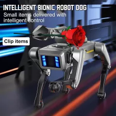 Chien Robot Intelligent avec Bras Pince - 20+ Commandes Vocales
