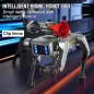 Chien Robot Intelligent avec Brace Clampe, 20+ Commandes Vocales, AI Programmable, Recharge USB, Cadeau STEM
