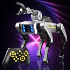 Chien Robot Intelligent avec Bras Pince - 20+ Commandes Vocales