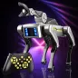 Chien Robot Intelligent avec Brace Clampe, 20+ Commandes Vocales, AI Programmable, Recharge USB, Cadeau STEM