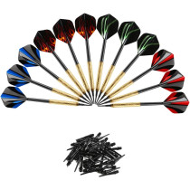 Accmor 12 Fléchettes Soft Tip 14g + 36 Embouts 2BA Noir