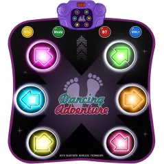 Flooyes Tapis de Danse Électronique Enfants 3-12 Ans Bluetooth