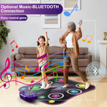 Flooyes Dance Mat Toy for Kids 3-12 | Bluetooth, Lights & 5 Games